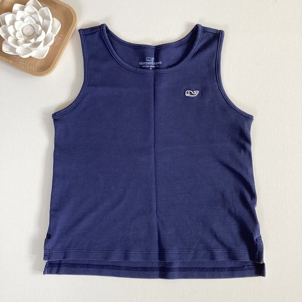 Vineyard Vines Navy Blue Tank Top